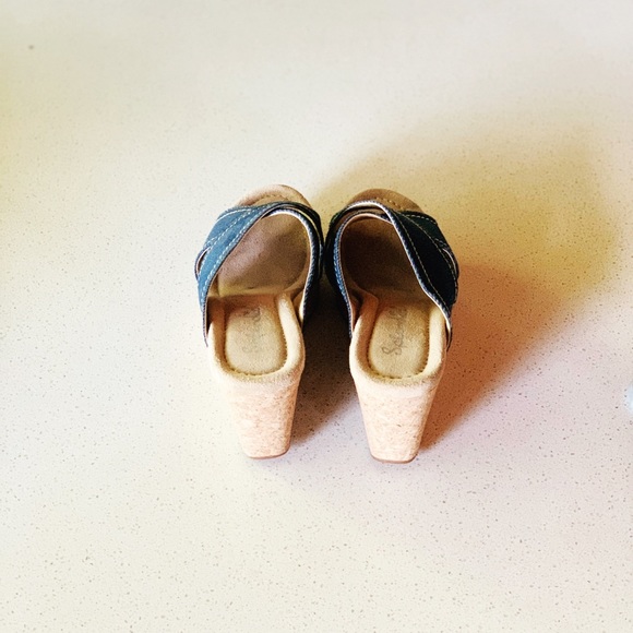Denim Wedge Sandal - Picture 3 of 3